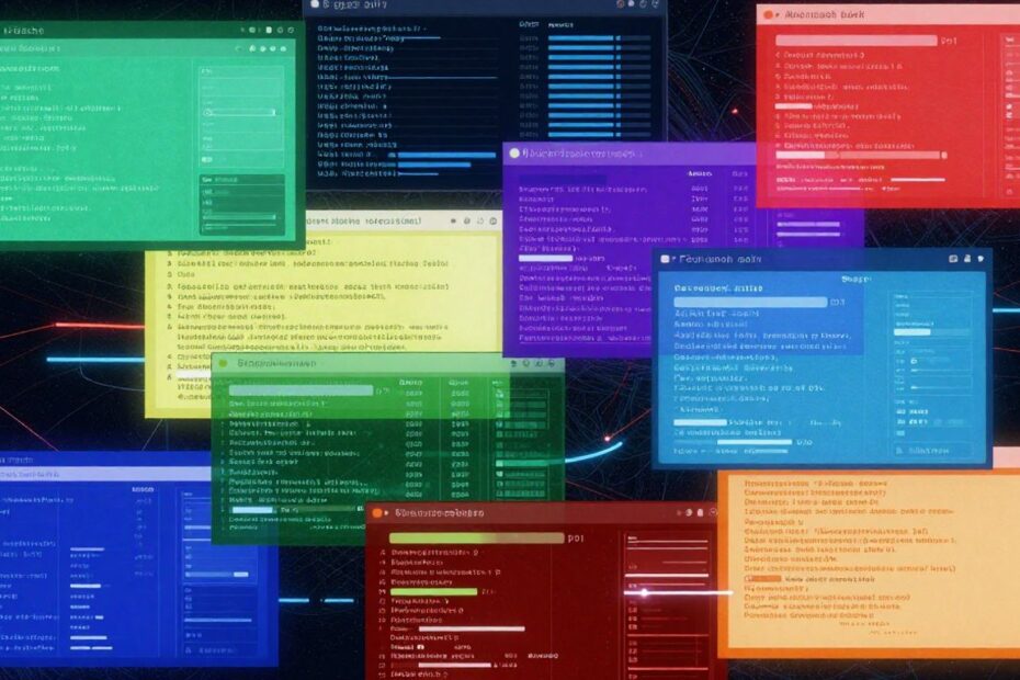 Hacker News trending topics collage